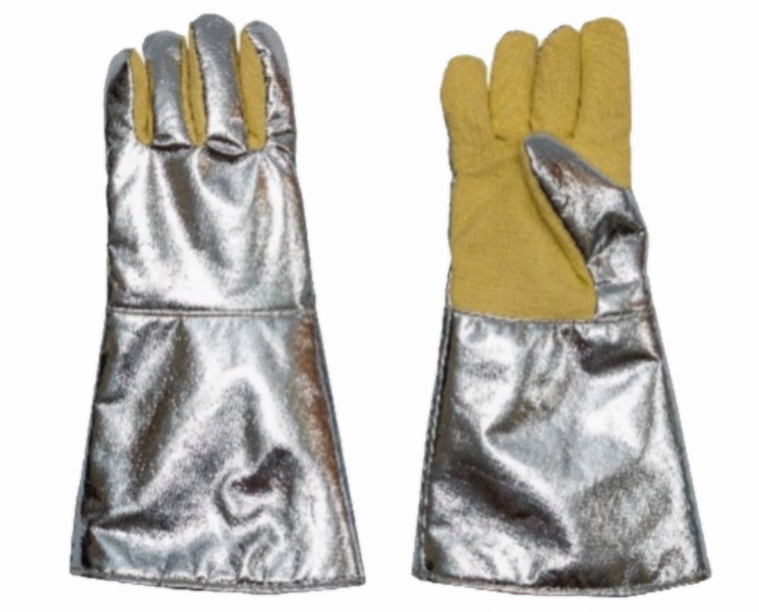 602751 Hitzeschutzhandschuh aluminisiert 5-Finger 40cm.